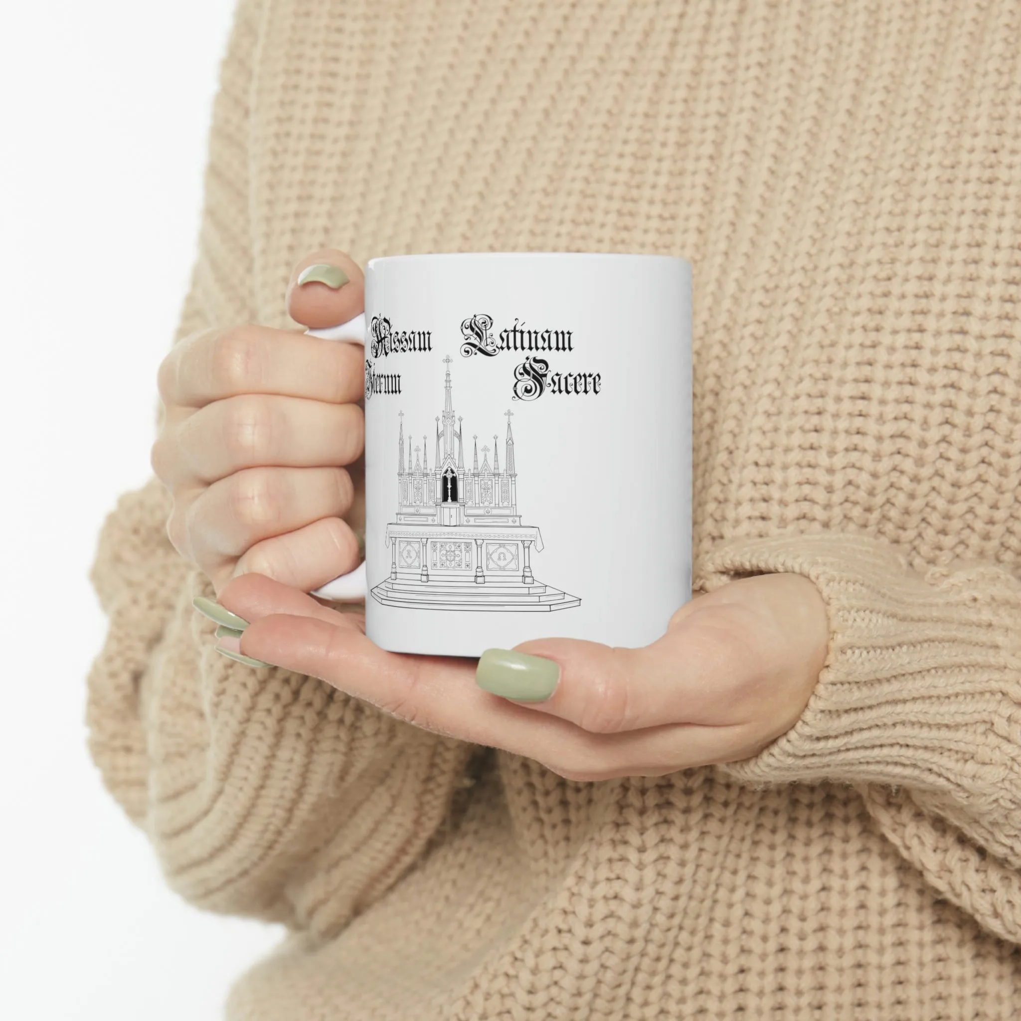"Make Mass Latin Again" Ceramic Mug 11oz