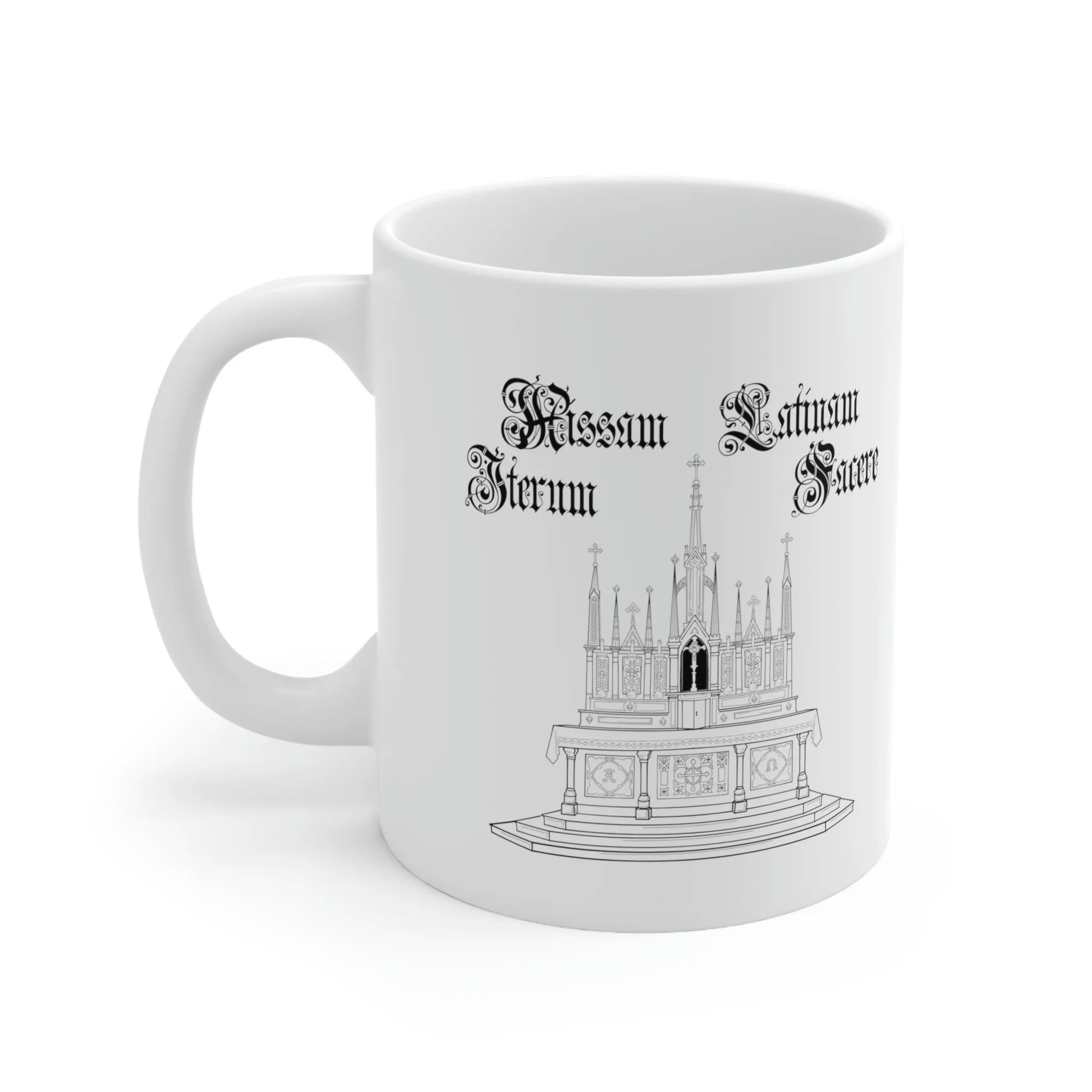 "Make Mass Latin Again" Ceramic Mug 11oz