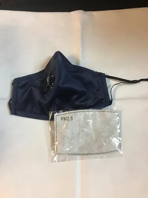 Reusable Fabric Mask included 1 KN95 Filter and Valve