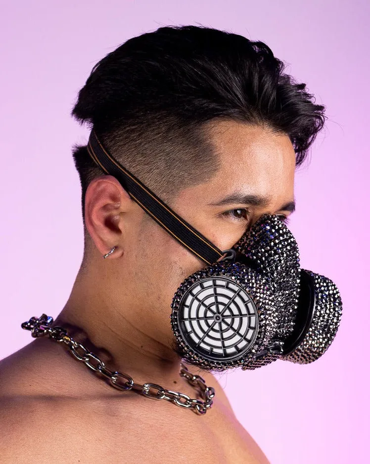 Rhinestone Gas Mask