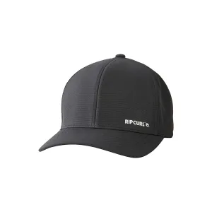 RIP CURL VAPORCOOL PHASERÂ FLEXFIT CAP BLACK MARLE