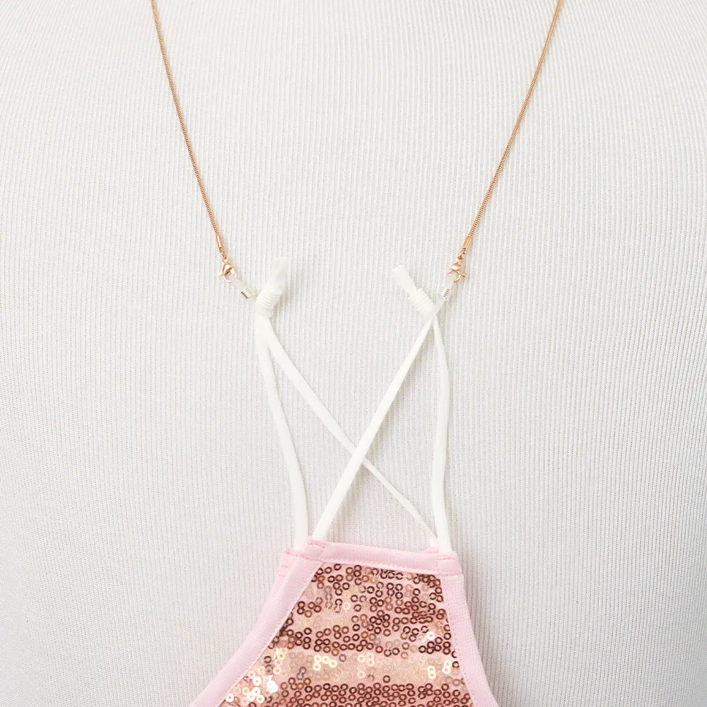 Rose Gold Chain  - Stainless Steel Lanyard