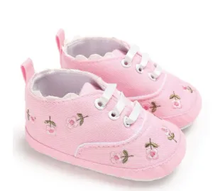 Roselie Embroidered Baby Shoe