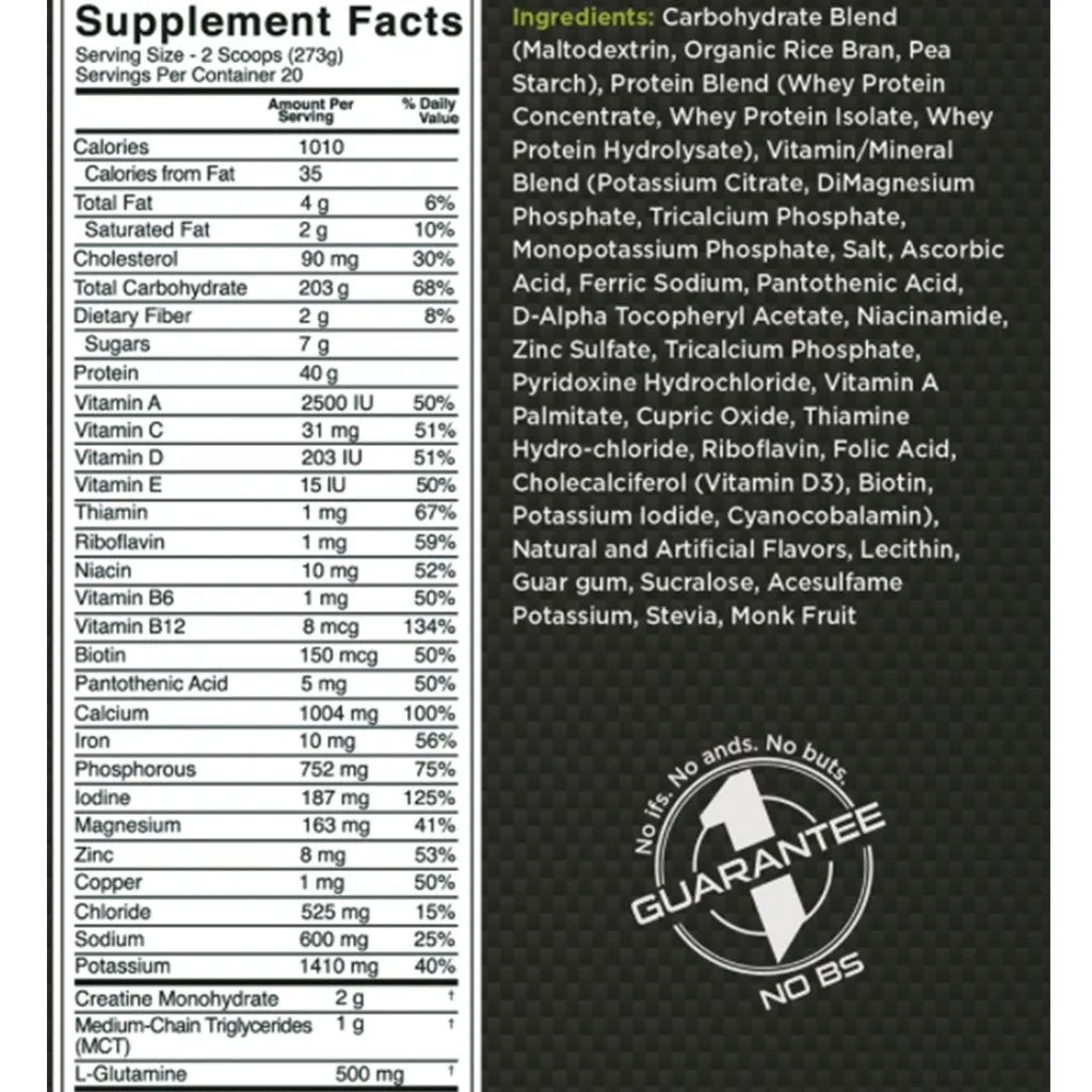Rule 1 Mass Gainer 12lbs