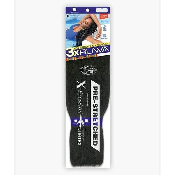 Sensationnel Synthetic Crochet Braid - 3X RUWA PRE-STRETCHED BRAID 24″ - (C)