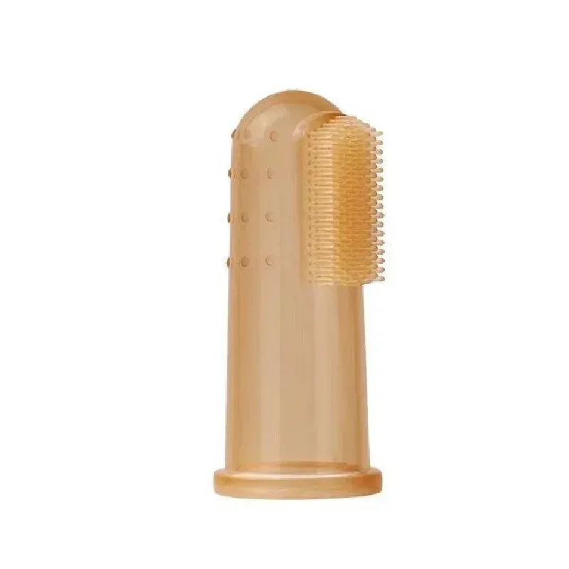 Silicone Clear Pet Finger Toothbrush