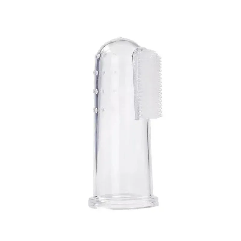 Silicone Clear Pet Finger Toothbrush