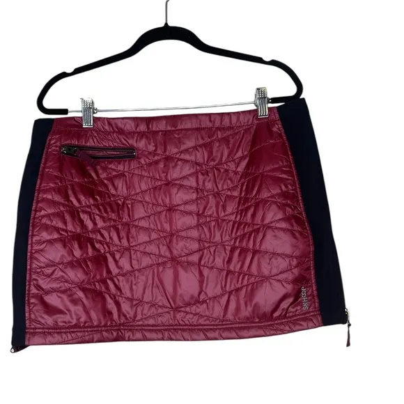 Skhoop Kari Mini Skirt  Ruby Red size XL