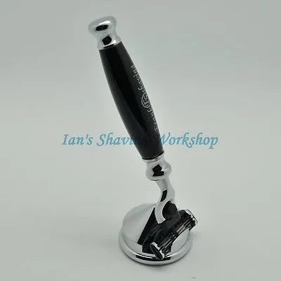 Solid Chrome Metal Anti Slip Razor Holder