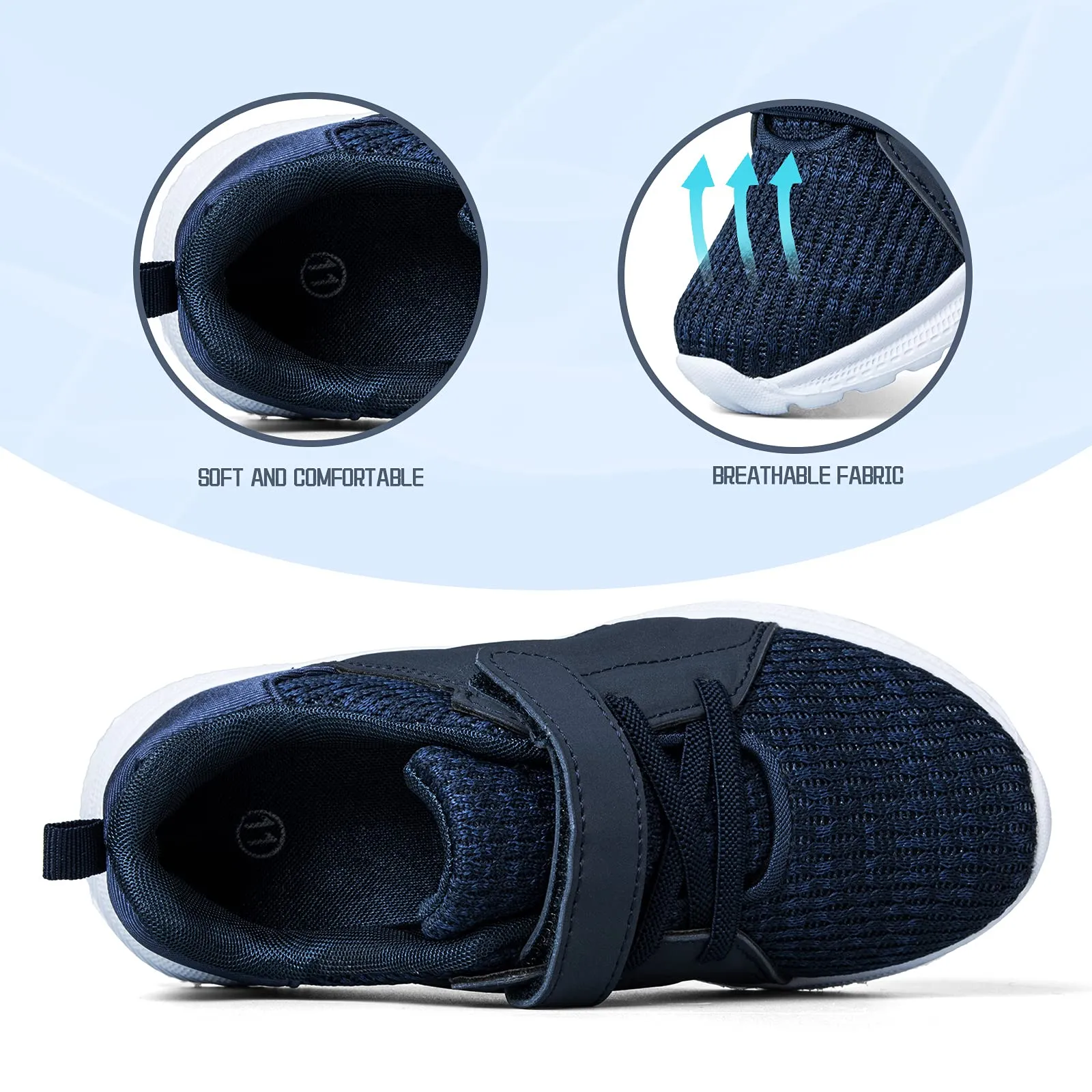 Solid Lace-up Mesh Breathable Tennis Sneakers