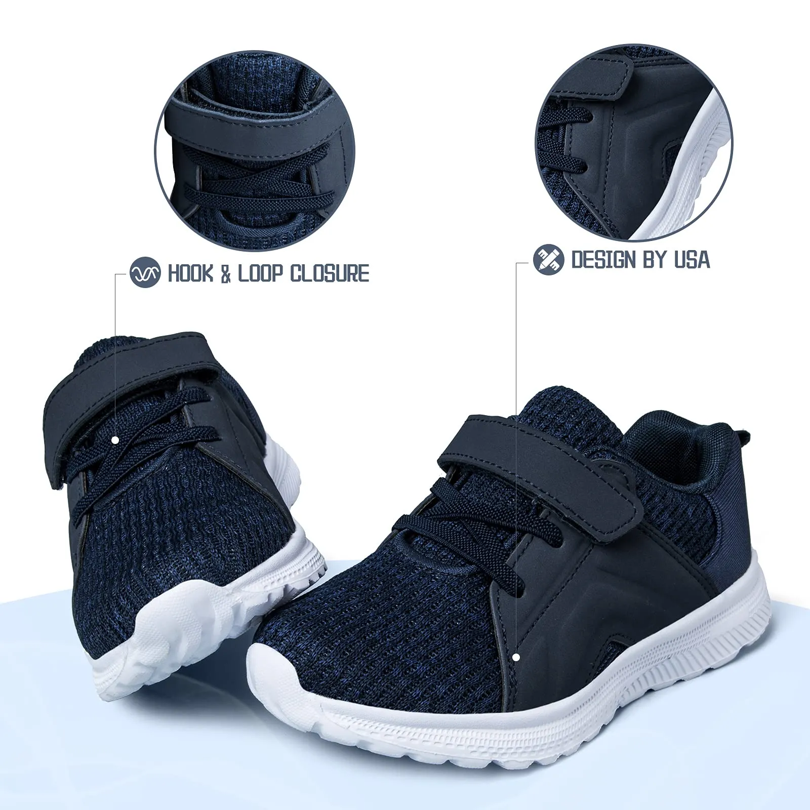 Solid Lace-up Mesh Breathable Tennis Sneakers