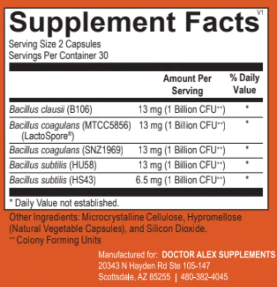 Spore Probiotics - Soil-Based Microbiome Support