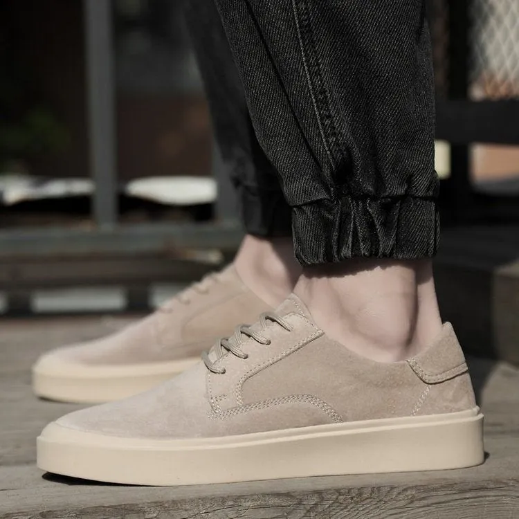 Sports Shoes Round Head Thick Sole Anti Slip Casual Shoes