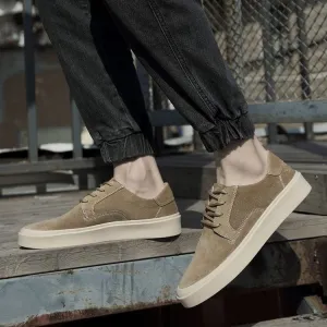 Sports Shoes Round Head Thick Sole Anti Slip Casual Shoes
