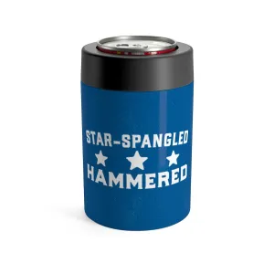 Star Spangled Hammered Can Cooler