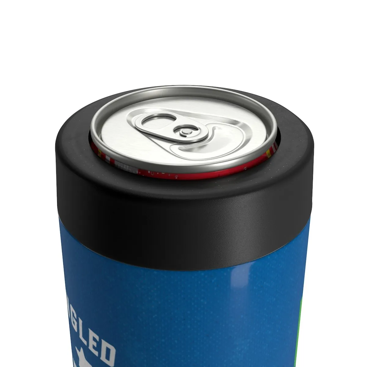 Star Spangled Hammered Can Cooler