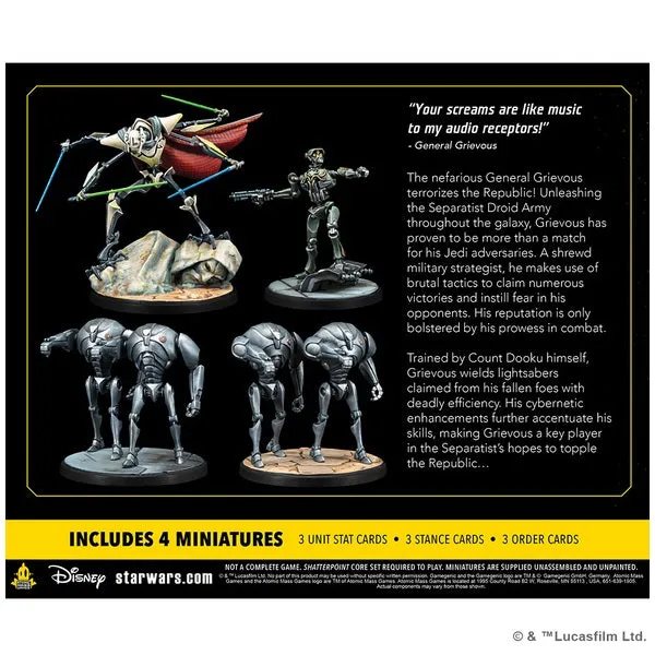 Star Wars: Shatterpoint Appetite for Destruction (General Grievous Squad Pack)
