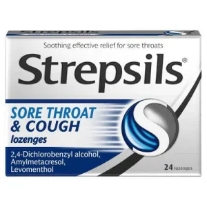 Strepsils Sore Throat & Cough -24 Lozenges