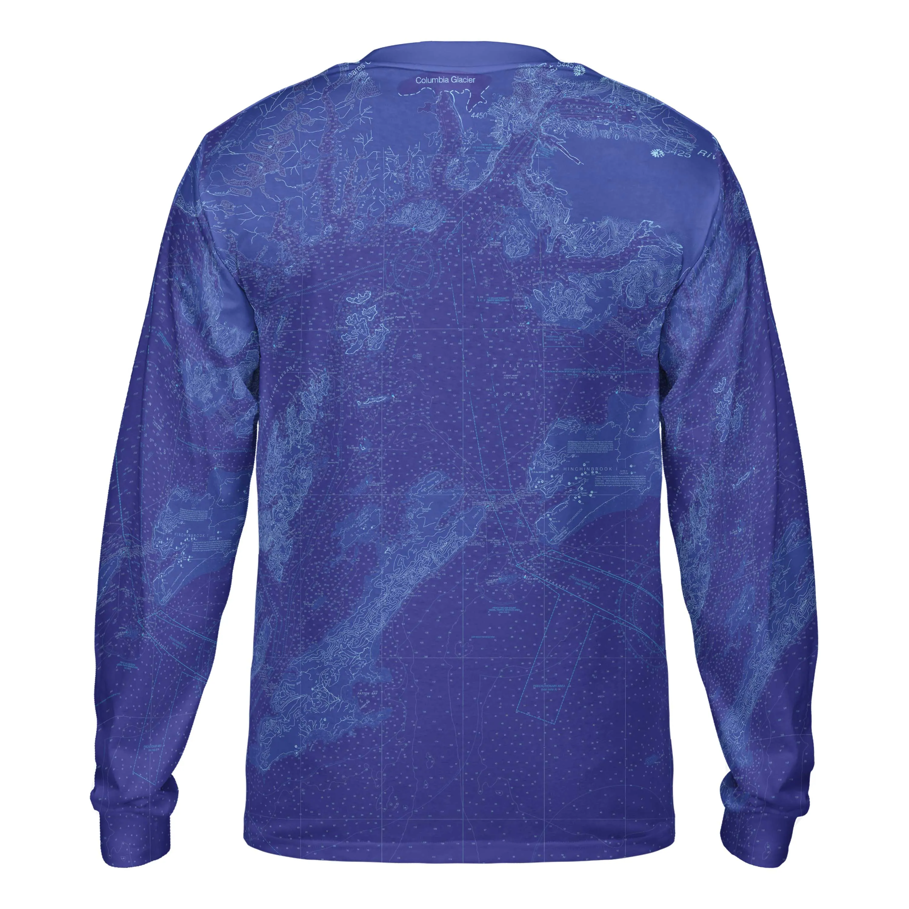 The Prince William Sound Blue Long Sleeve Tee