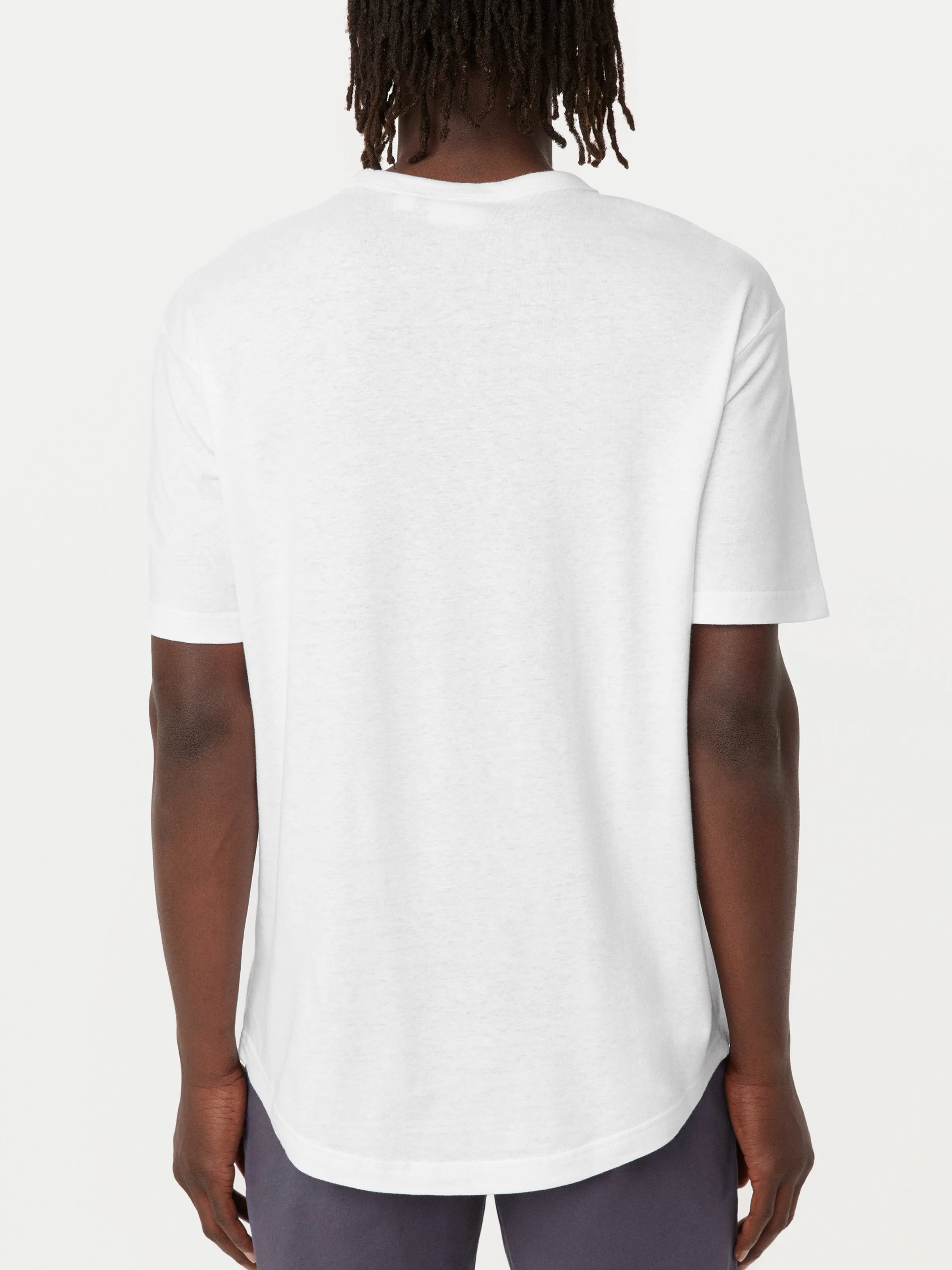 The Relaxed Hemp T-Shirt in White