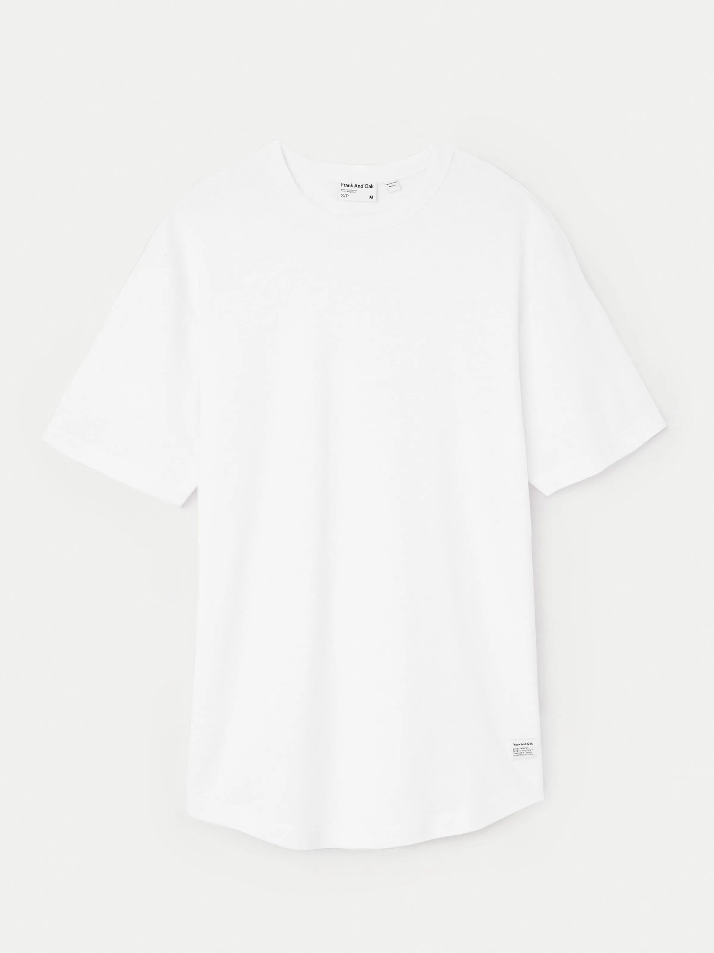 The Relaxed Hemp T-Shirt in White