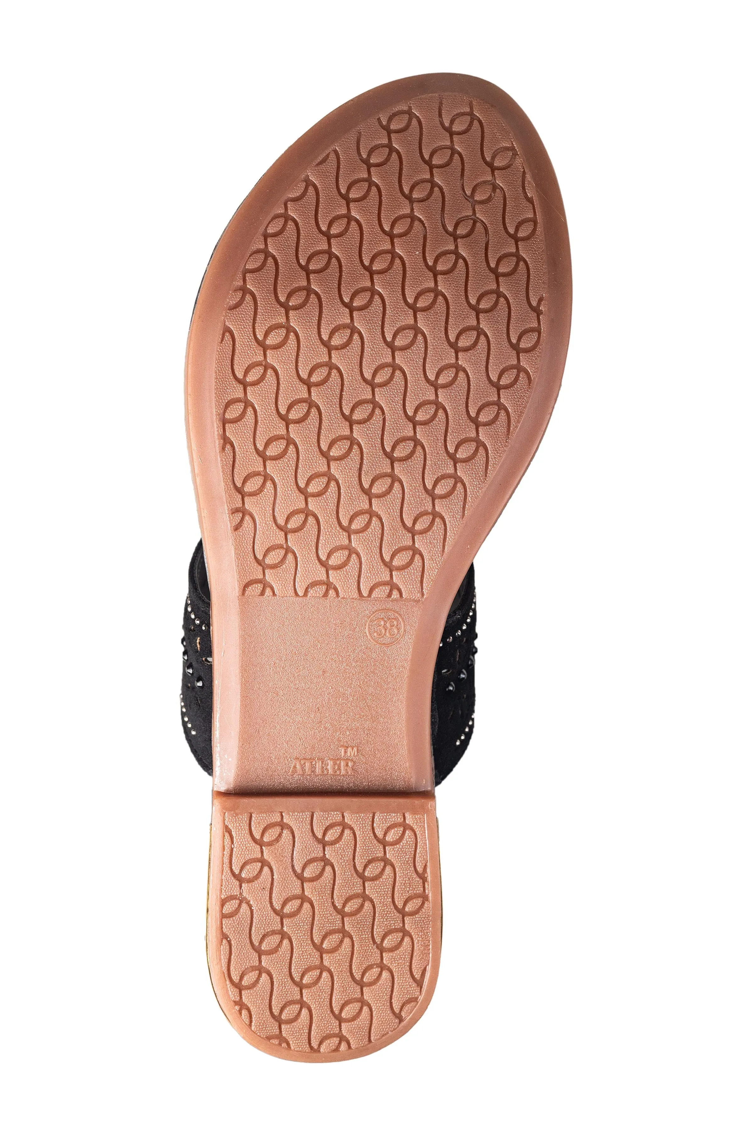 Titas Ladies Black Chappal (Cs C 250102)