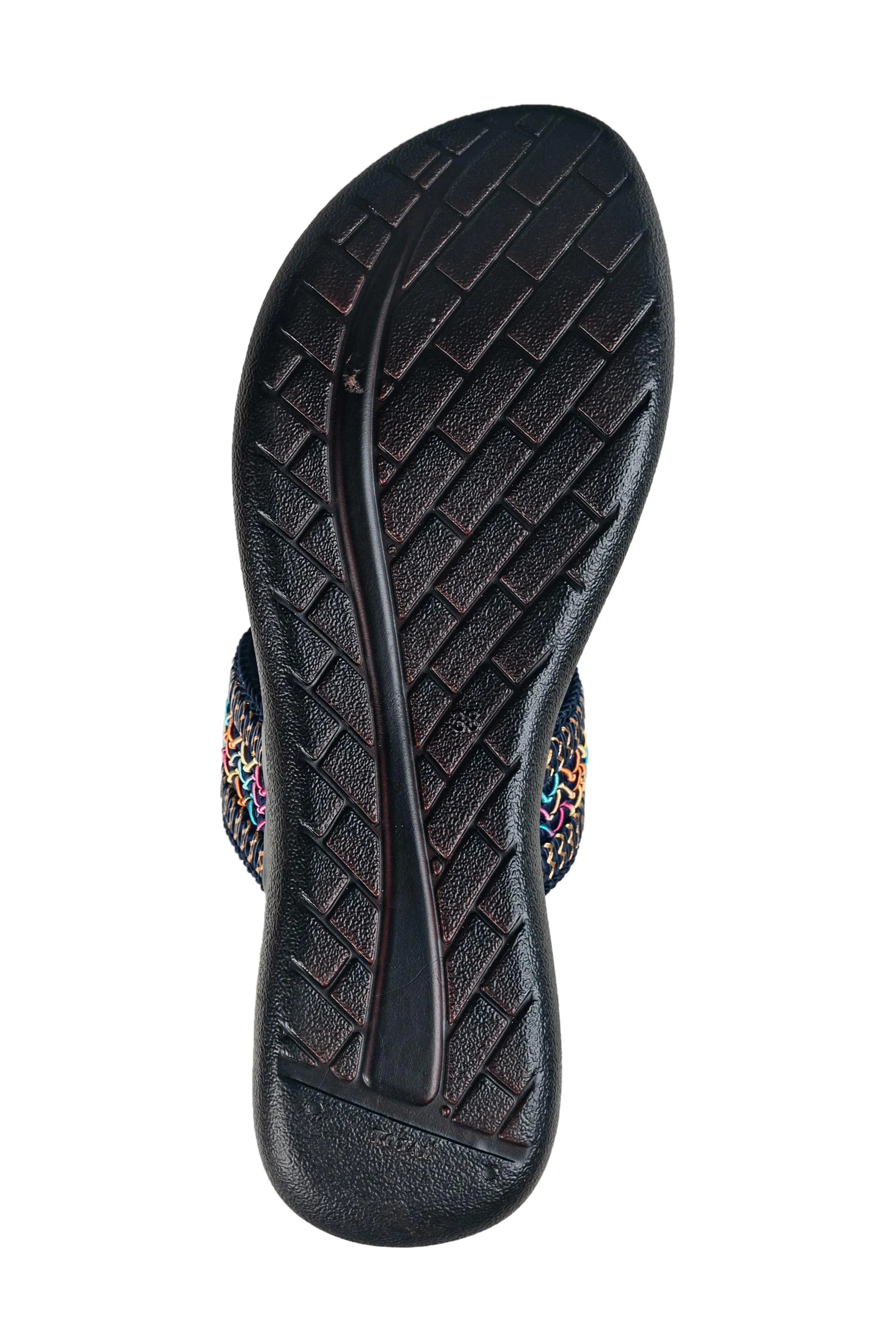 Titas Ladies Black Chappal
