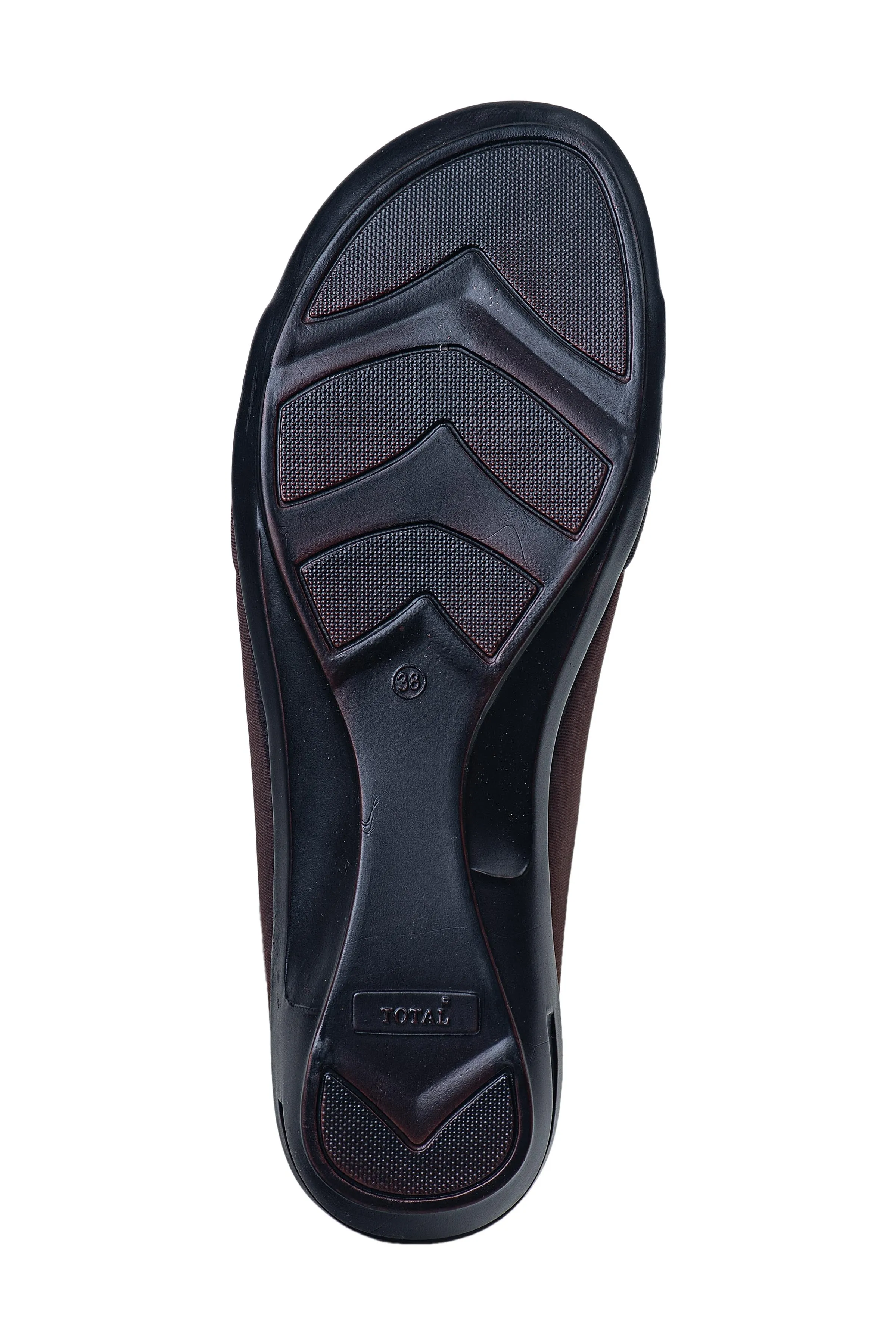Titas Ladies Brown Chappal
