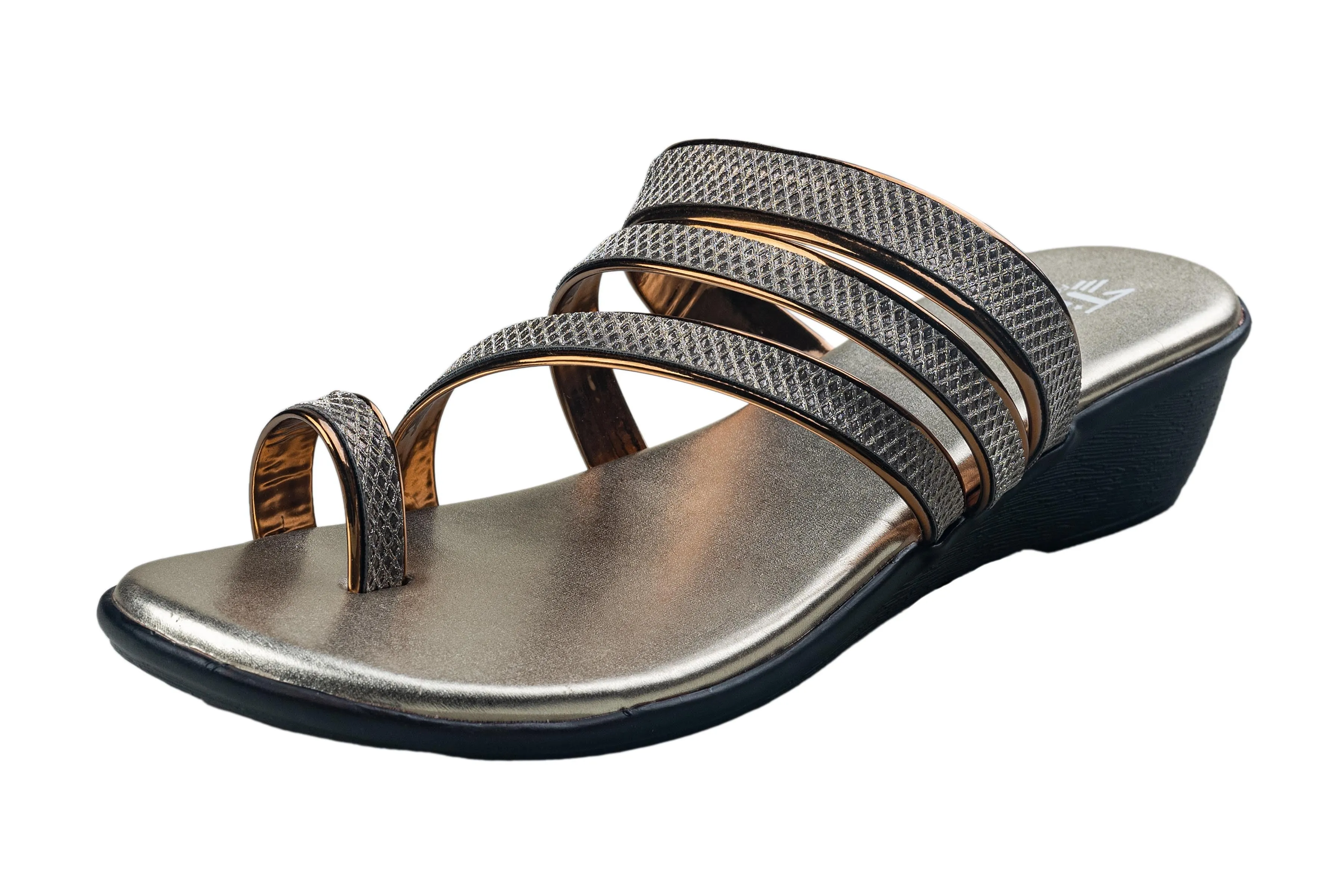Titas Ladies Copper Chappal