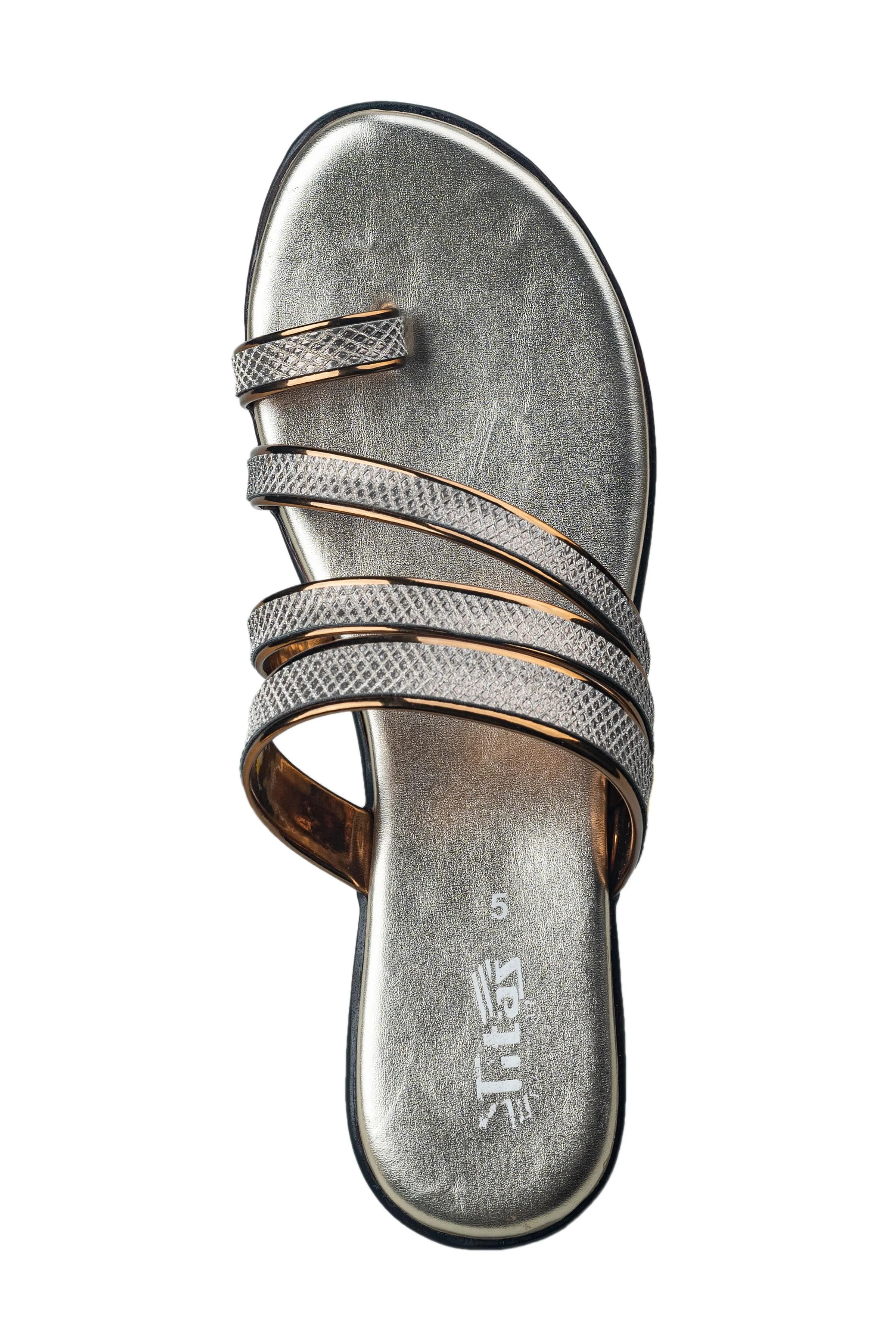 Titas Ladies Copper Chappal
