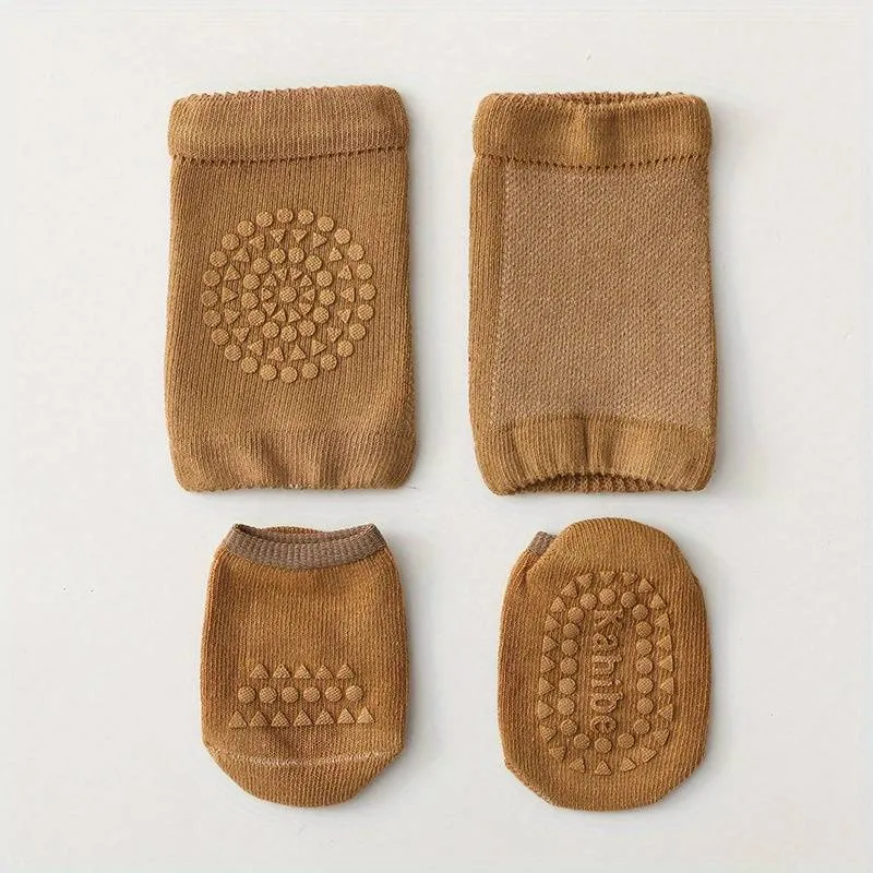 Toddler Anti-Slip Socks & Crawling Knee Pads