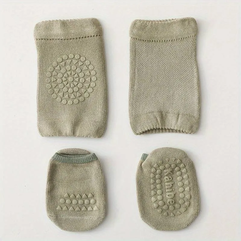 Toddler Anti-Slip Socks & Crawling Knee Pads