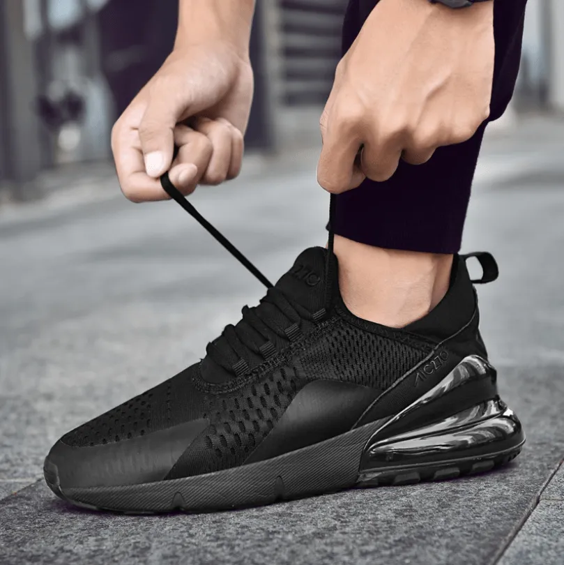 Trend flying woven flying line breathable sports casual shoes