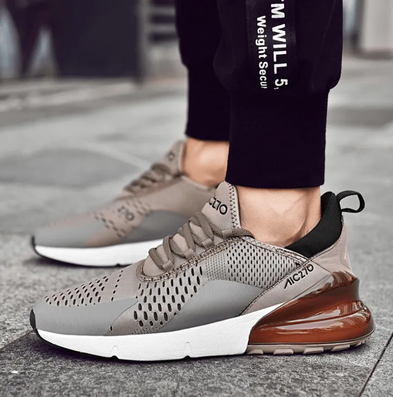 Trend flying woven flying line breathable sports casual shoes