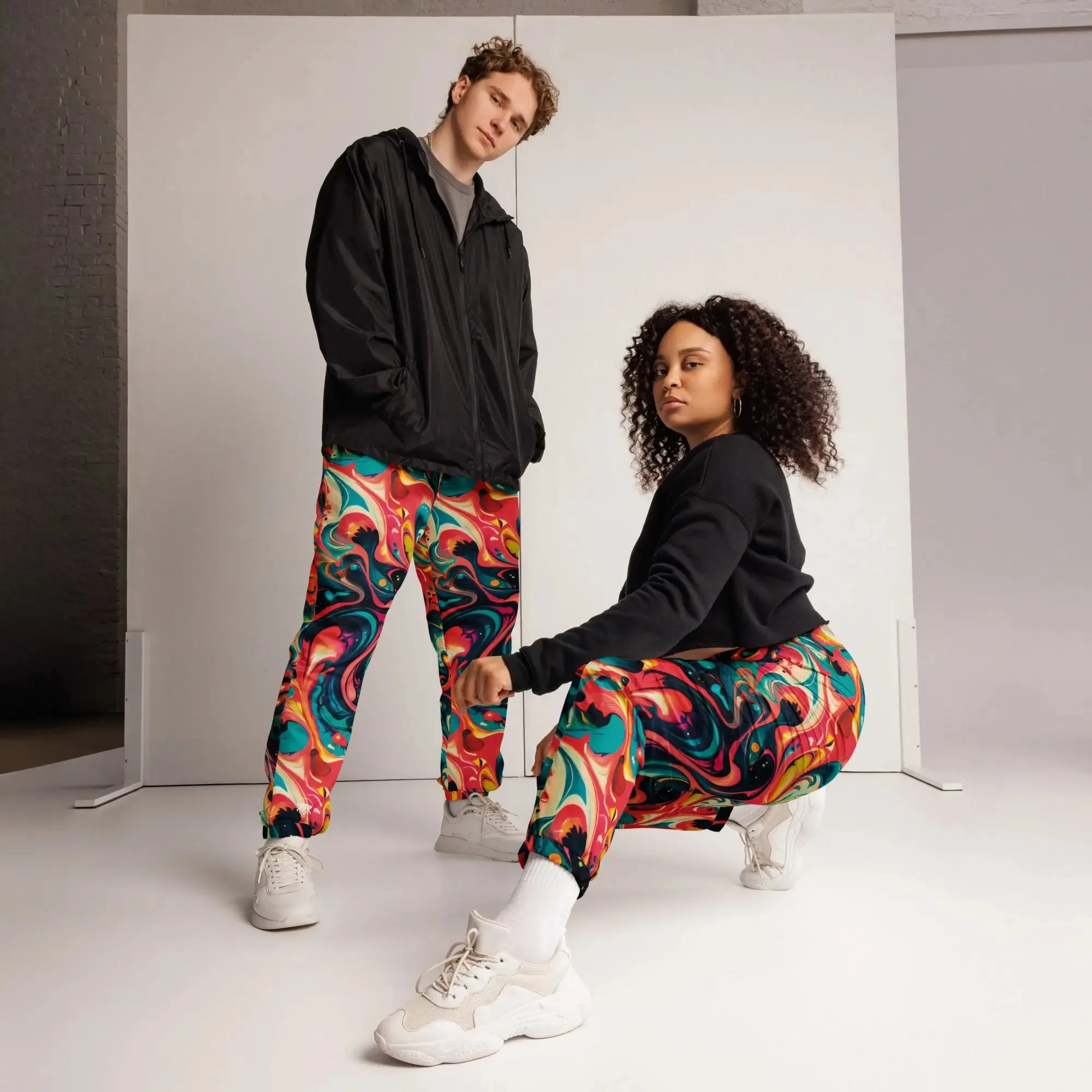 Unisex track pants - Celestial Splash