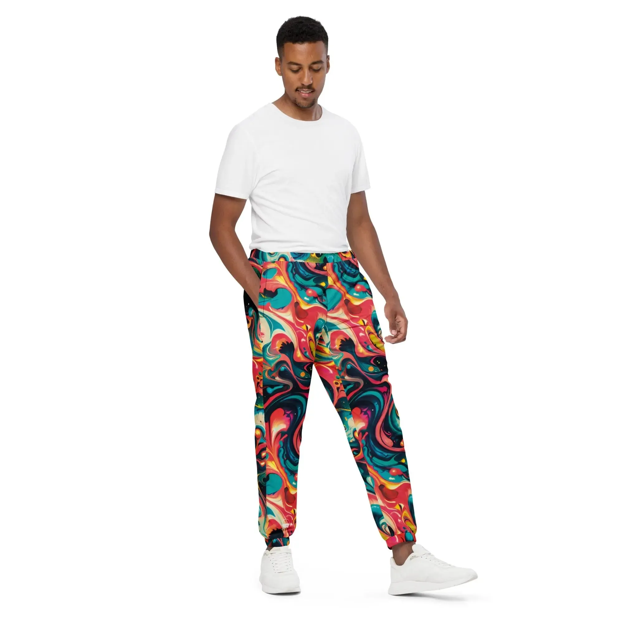 Unisex track pants - Celestial Splash
