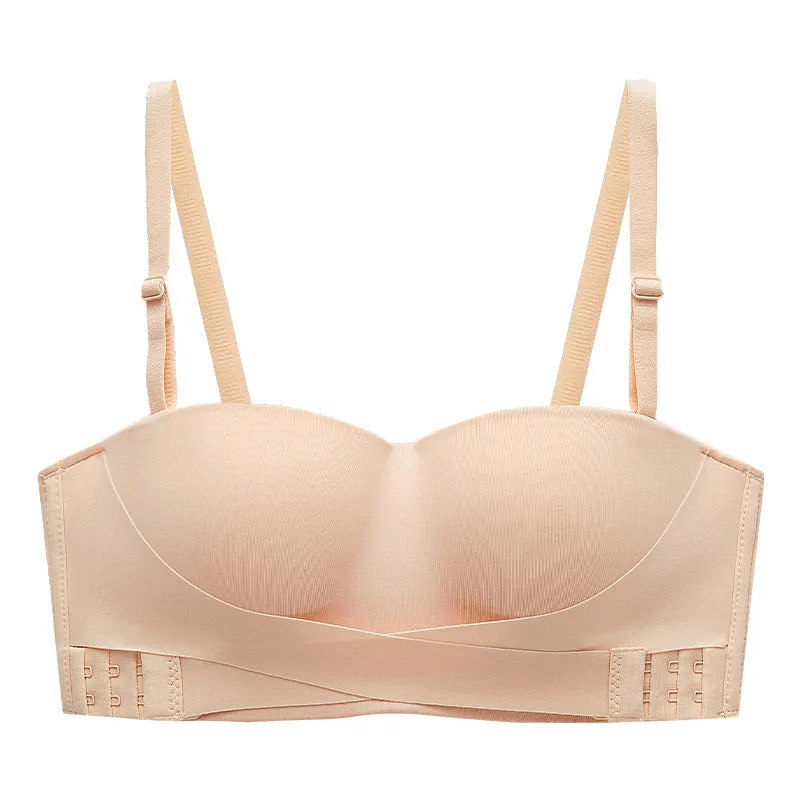 Versatile Detachable-Strap Strapless Bra