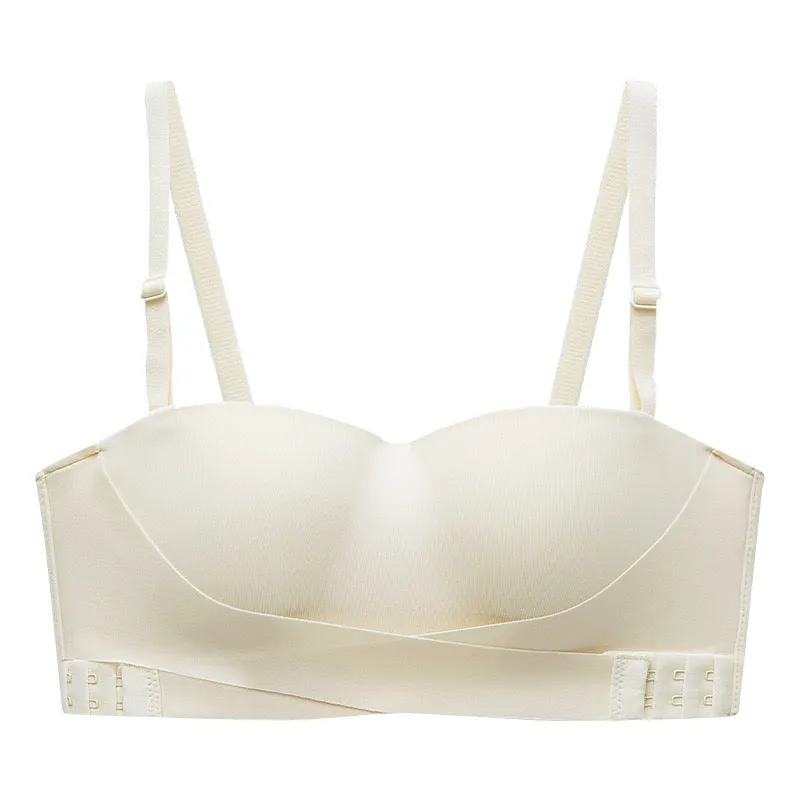 Versatile Detachable-Strap Strapless Bra