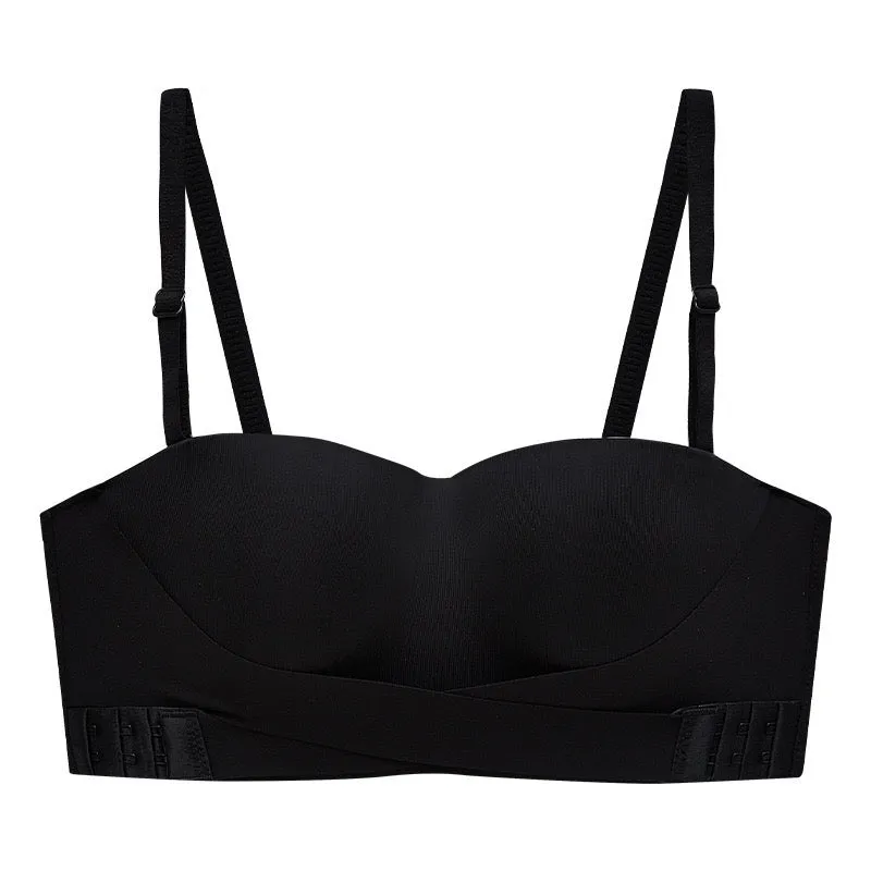 Versatile Detachable-Strap Strapless Bra