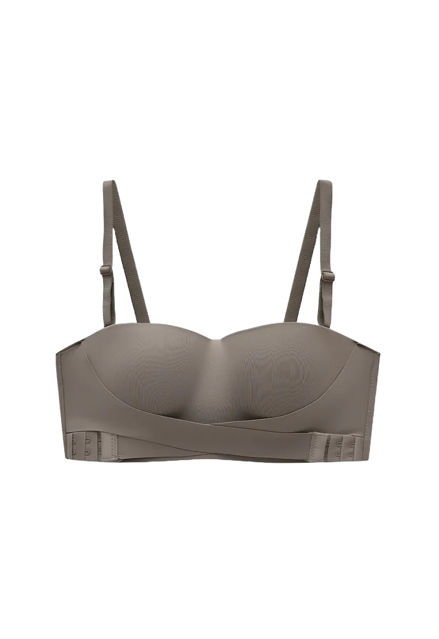 Versatile Detachable-Strap Strapless Bra