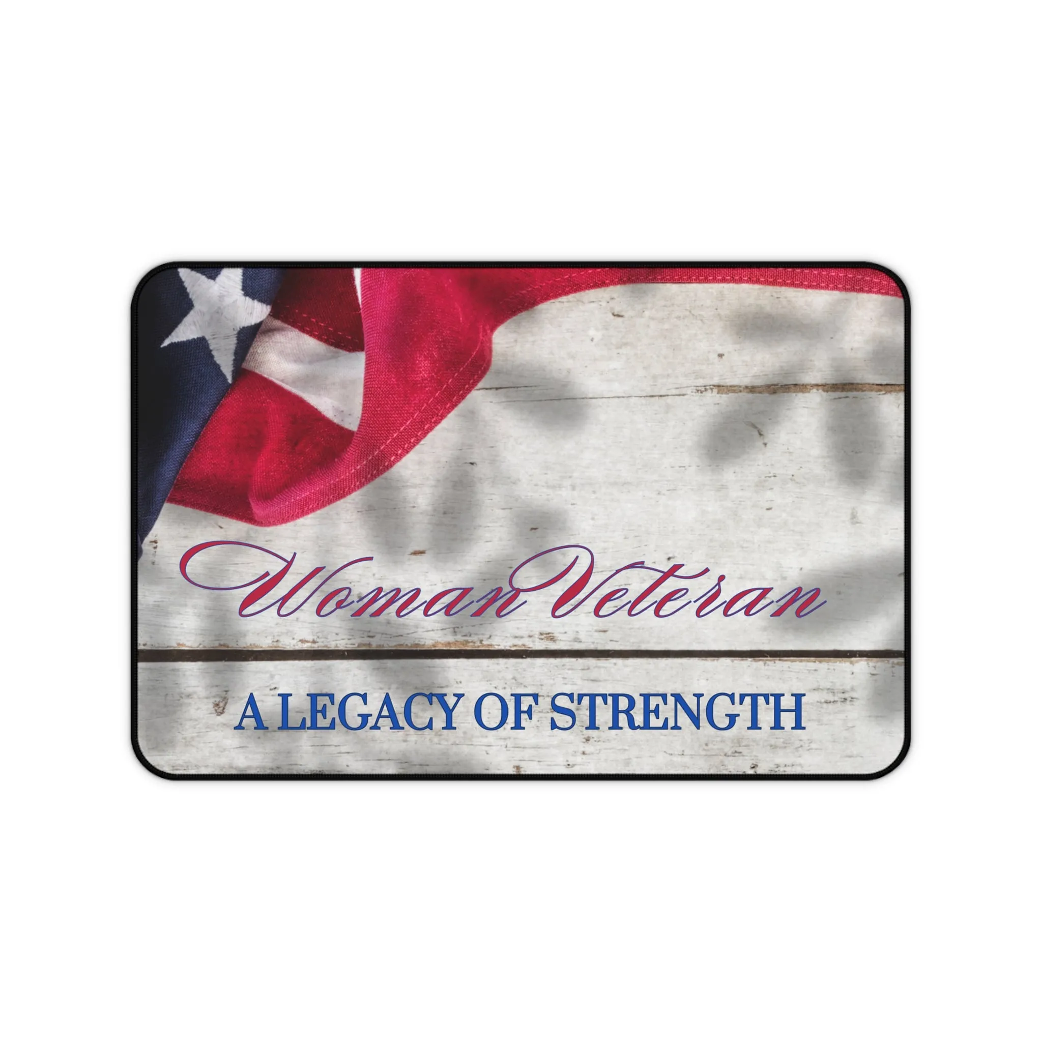 Woman Veteran Desk Mat