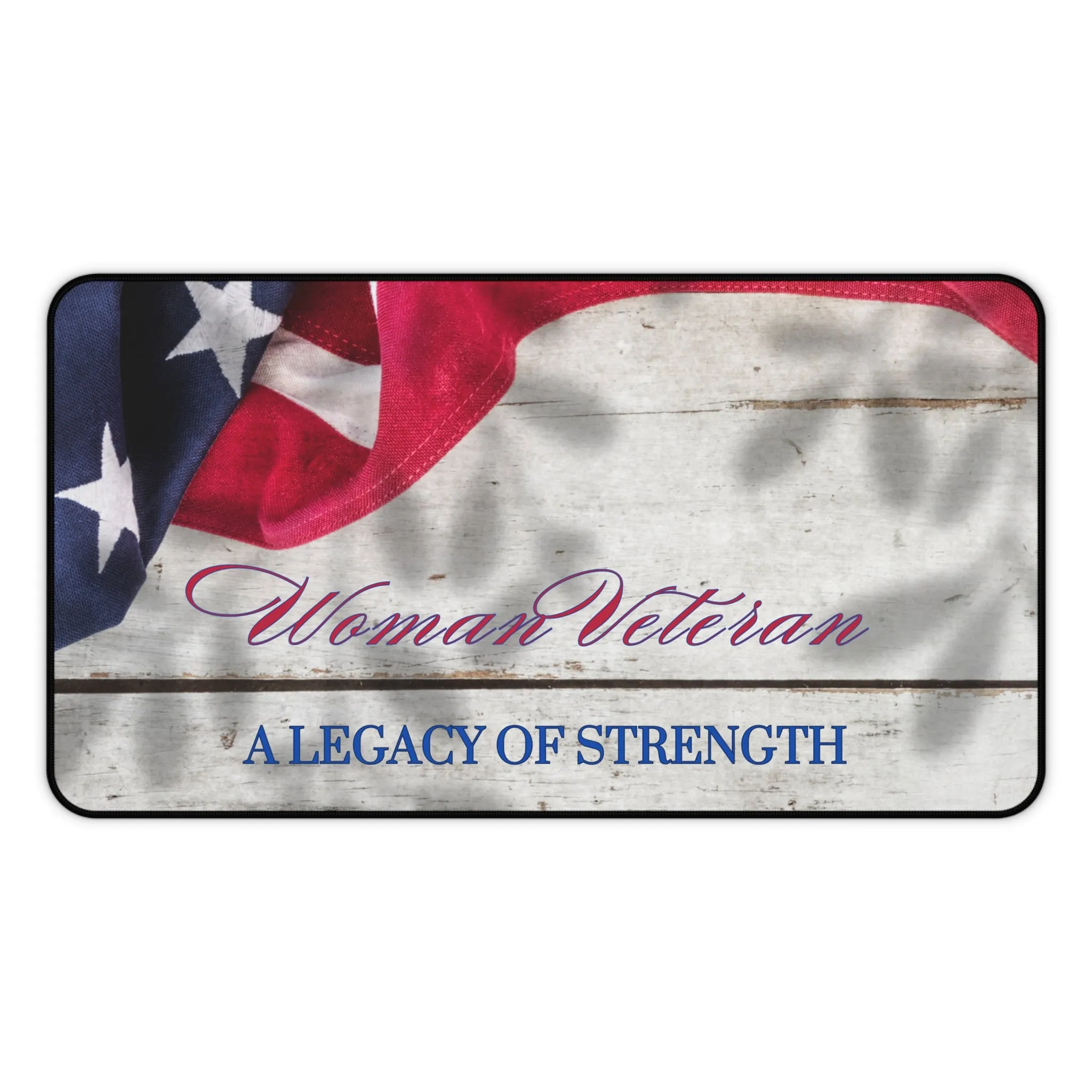 Woman Veteran Desk Mat