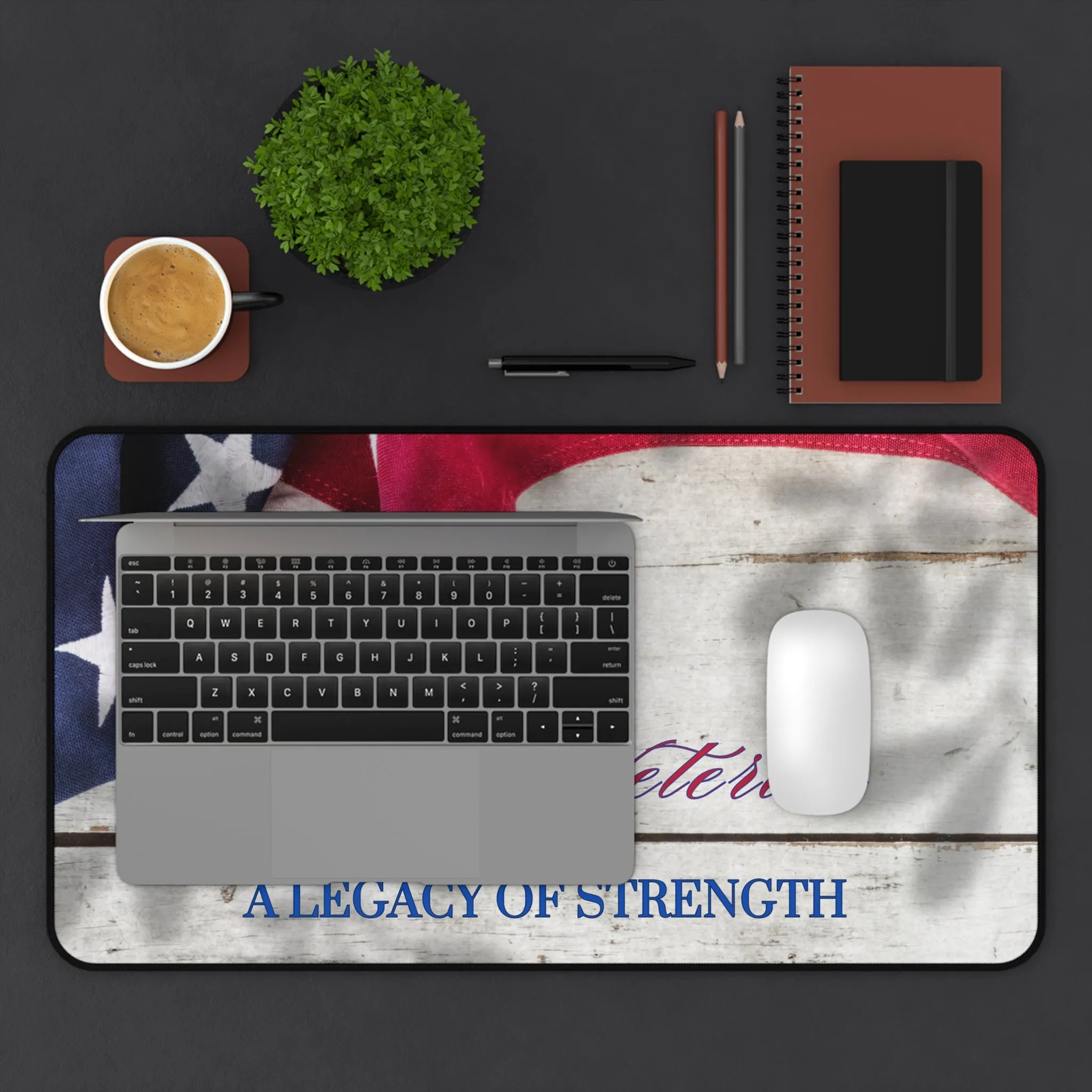 Woman Veteran Desk Mat