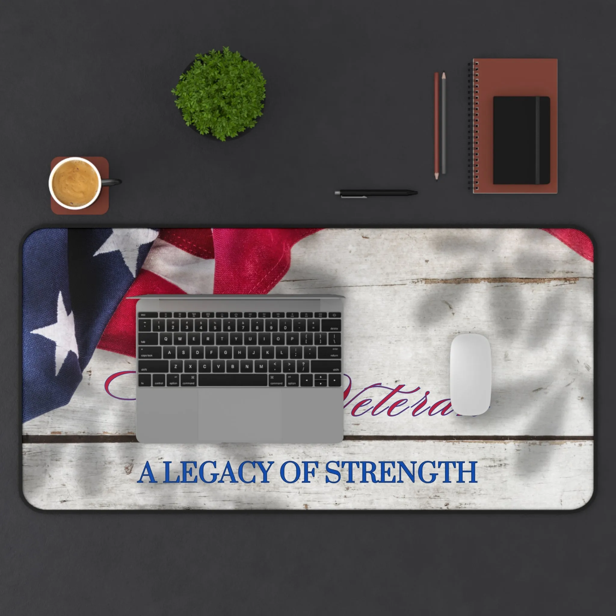 Woman Veteran Desk Mat