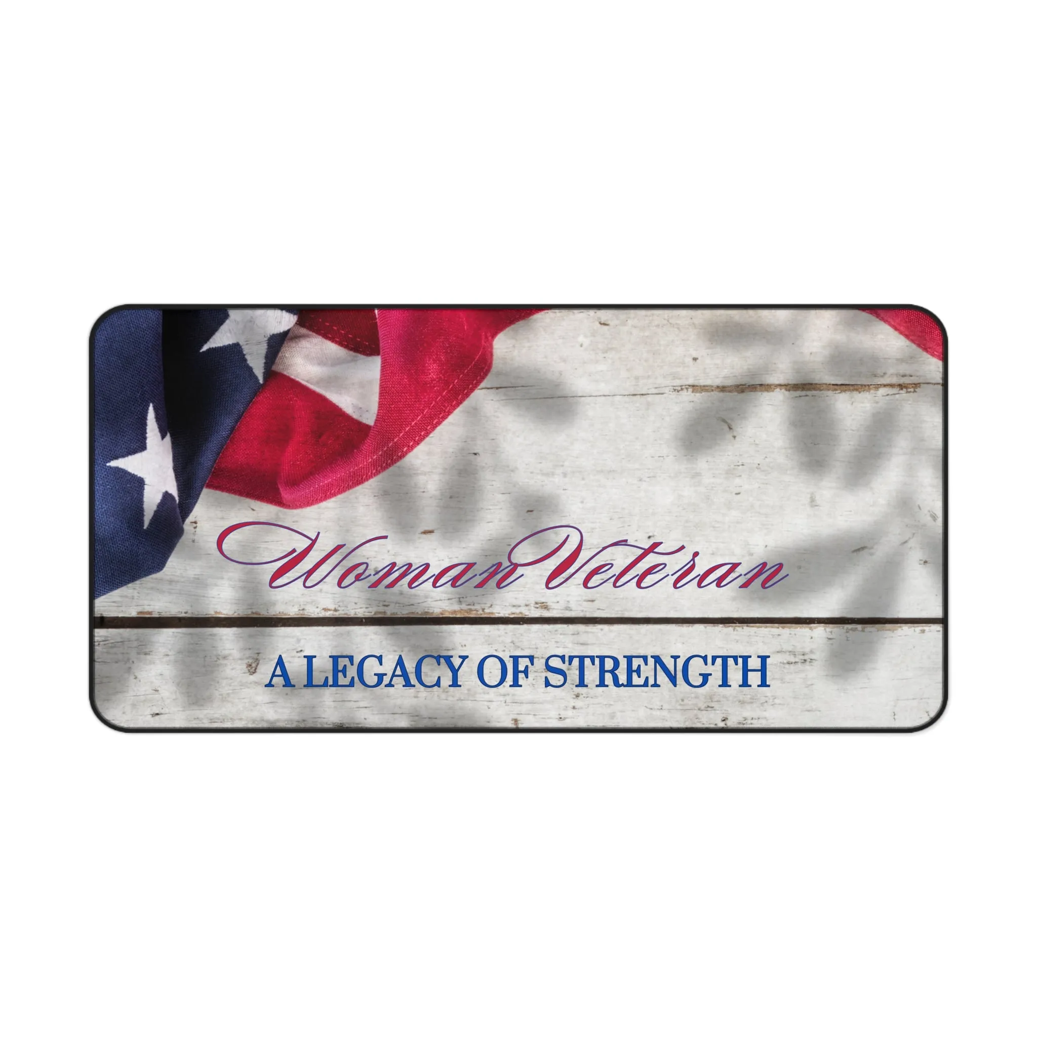 Woman Veteran Desk Mat