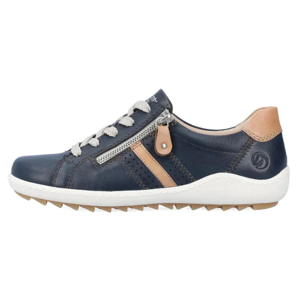 Women's Remonte by Rieker LIV Sneaker - Atlantis/Bisquit/Pazifik