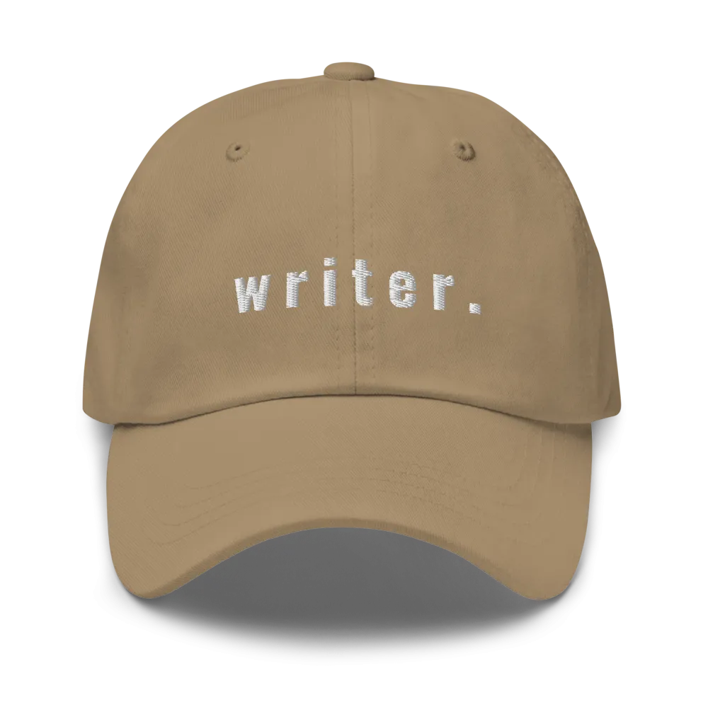 writer. Ballcap