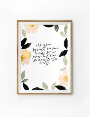 Your Breath {Poster}
